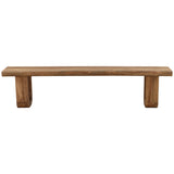 Daven Outdoor Dining Bench, Natural by Dovetail at Eve Furniture