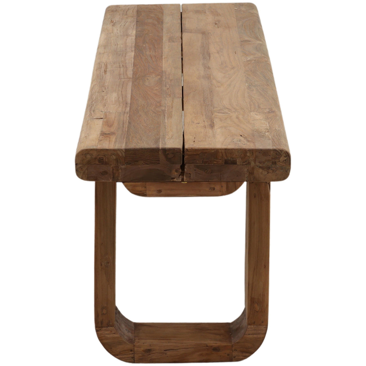 Daven Outdoor Dining Bench, Natural by Dovetail at Eve Furniture
