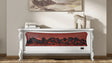 Davenport White Modern TV Stand by New Era Furniture US at Eve Furniture