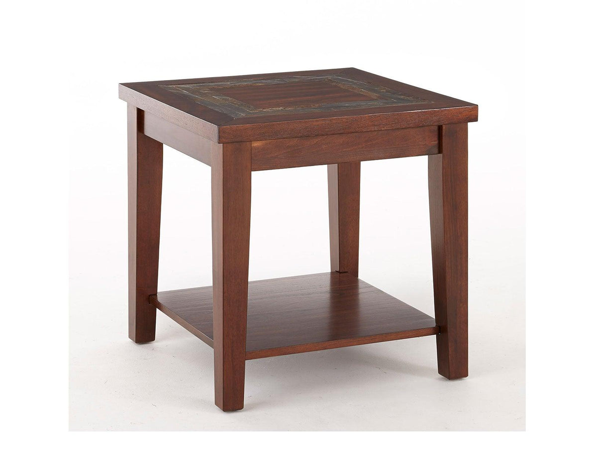 Davenport Slate End Table by Steve Silver at Eve Furniture