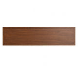 Daventry Walnut/Beige Sofa Table w/ 3 Counter Ht Stools by Furniture of America at Eve Furniture