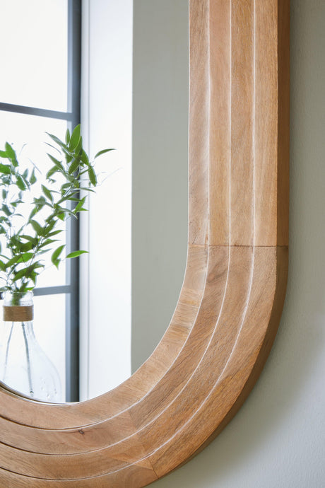 Daverly Brown Accent Mirror by Ashley at Eve Furniture