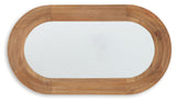 Daverly Brown Accent Mirror by Ashley at Eve Furniture