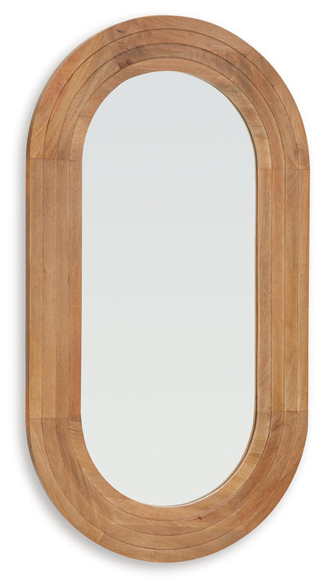 Daverly Brown Accent Mirror by Ashley at Eve Furniture