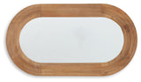 Daverly Brown Accent Mirror by Ashley at Eve Furniture