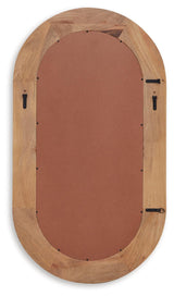 Daverly Brown Accent Mirror by Ashley at Eve Furniture