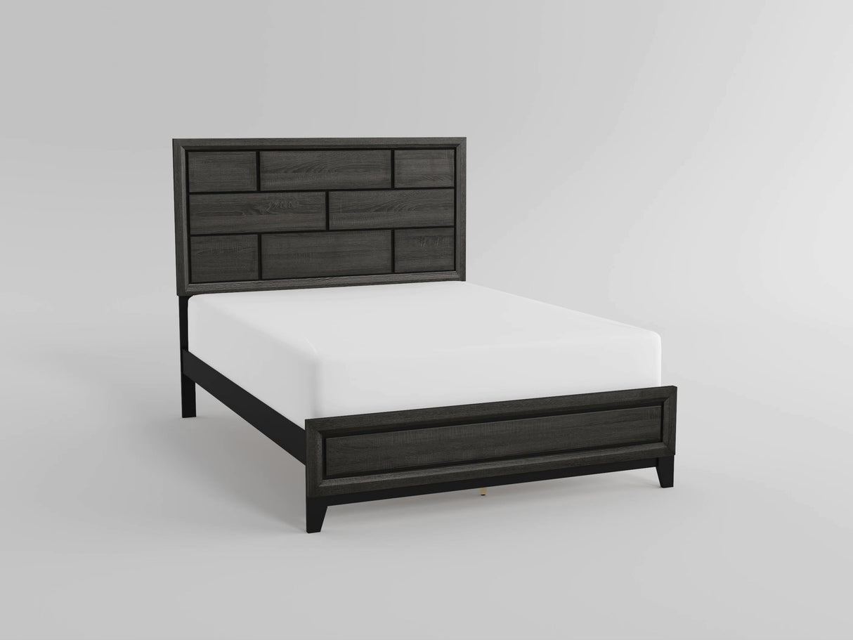 Davi Gray California King Panel Bed by Homelegance at Eve Furniture