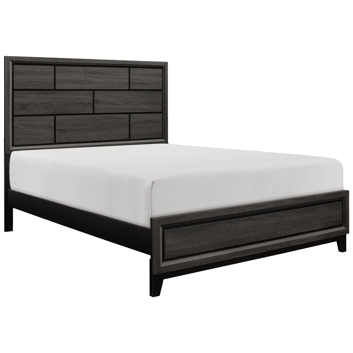 Davi Gray California King Panel Bed by Homelegance at Eve Furniture