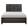 Davi Gray California King Panel Bed by Homelegance at Eve Furniture