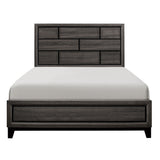 Davi Gray California King Panel Bed by Homelegance at Eve Furniture