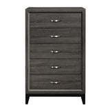Davi Gray Panel Bedroom Set by Homelegance at Eve Furniture