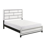 Davi White California King Panel Bed by Homelegance at Eve Furniture