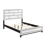Davi White California King Panel Bed by Homelegance at Eve Furniture