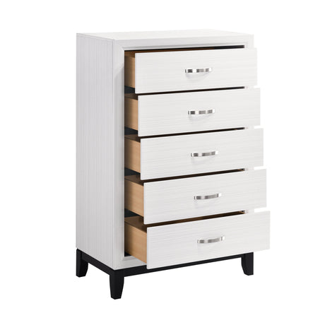 Davi White Chest by Homelegance at Eve Furniture
