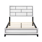 Davi White Full Panel Bed by Homelegance at Eve Furniture