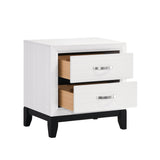 Davi White Nightstand by Homelegance at Eve Furniture