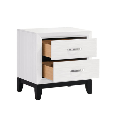Davi White Nightstand by Homelegance at Eve Furniture
