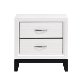 Davi White Nightstand by Homelegance at Eve Furniture