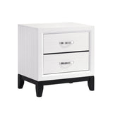 Davi White Nightstand by Homelegance at Eve Furniture
