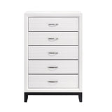 Davi White Panel Bedroom Set by Homelegance at Eve Furniture