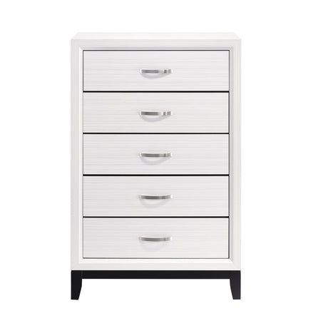 Davi White Panel Bedroom Set by Homelegance at Eve Furniture