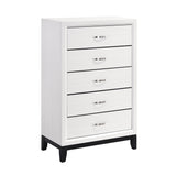 Davi White Panel Bedroom Set by Homelegance at Eve Furniture