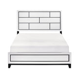 Davi White Panel Bedroom Set by Homelegance at Eve Furniture
