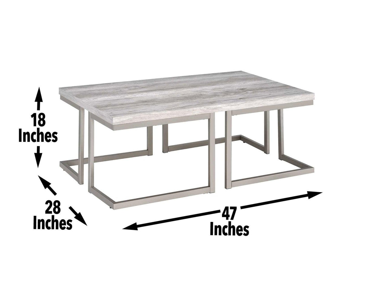 David 3-Piece Set (Cocktail & 2 End Tables) by Steve Silver at Eve Furniture