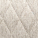 David Diamond Tuffed Cream Fabric Wrap Brown Wood Base Dining Chair, Set of 2 by Mercana at Eve Furniture