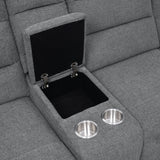 David Smoke Upholstered Reclining Sectional Sofa by Coaster at Eve Furniture