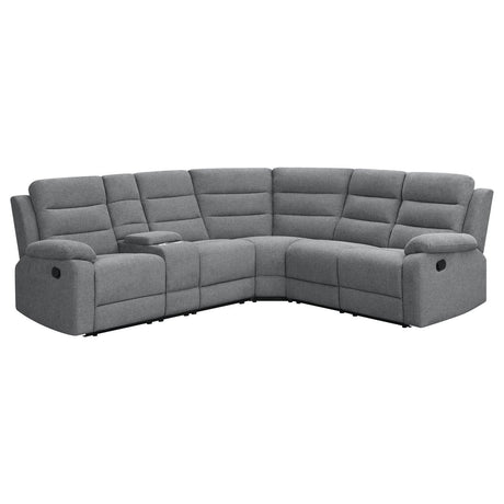 David Smoke Upholstered Reclining Sectional Sofa by Coaster at Eve Furniture