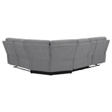 David Smoke Upholstered Reclining Sectional Sofa by Coaster at Eve Furniture
