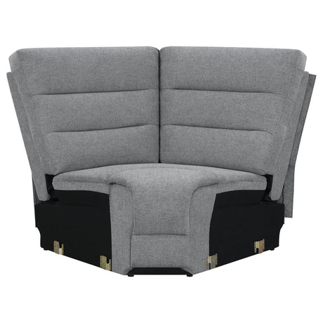 David Smoke Upholstered Reclining Sectional Sofa by Coaster at Eve Furniture