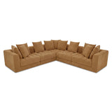 Davie Golden Yellow Classic L Modular Sectional by MOES at Eve Furniture
