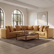 Davie Golden Yellow Classic L Modular Sectional by Moe's Home at Eve Furniture