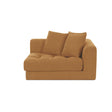 Davie Golden Yellow Corner Chair by Moe's Home at Eve Furniture