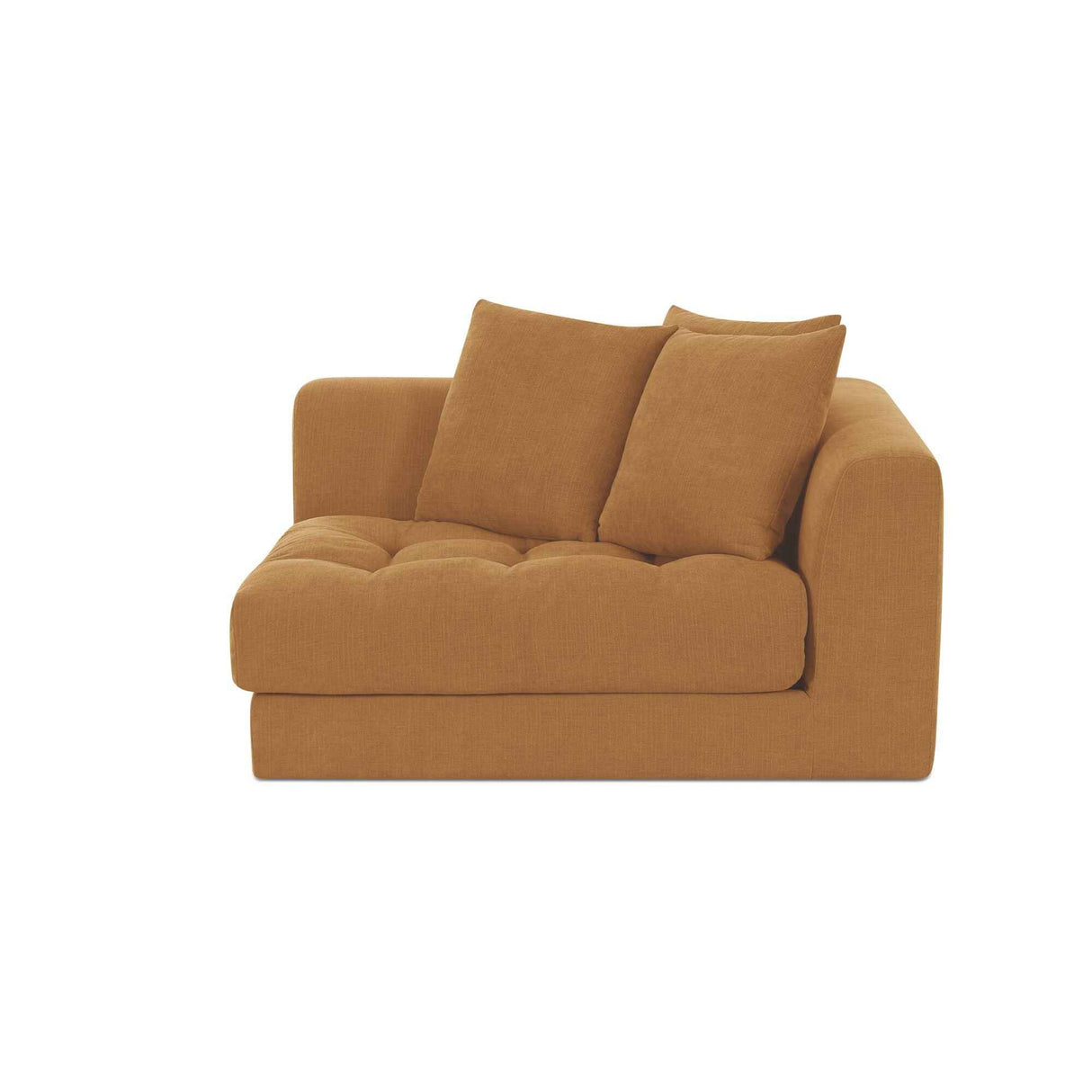 Davie Golden Yellow Corner Chair by Moe's Home at Eve Furniture
