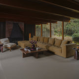 Davie Golden Yellow Left Arm Facing Chair by MOES at Eve Furniture