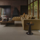 Davie Golden Yellow Left Arm Facing Chair by Moe's Home at Eve Furniture