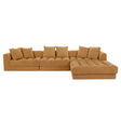 Davie Golden Yellow Lounge Modular Sectional by Moe's Home at Eve Furniture