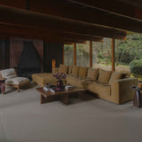 Davie Golden Yellow Lounge Modular Sectional by Moe's Home at Eve Furniture