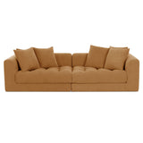 Davie Golden Yellow Modular Sofa by MOES at Eve Furniture