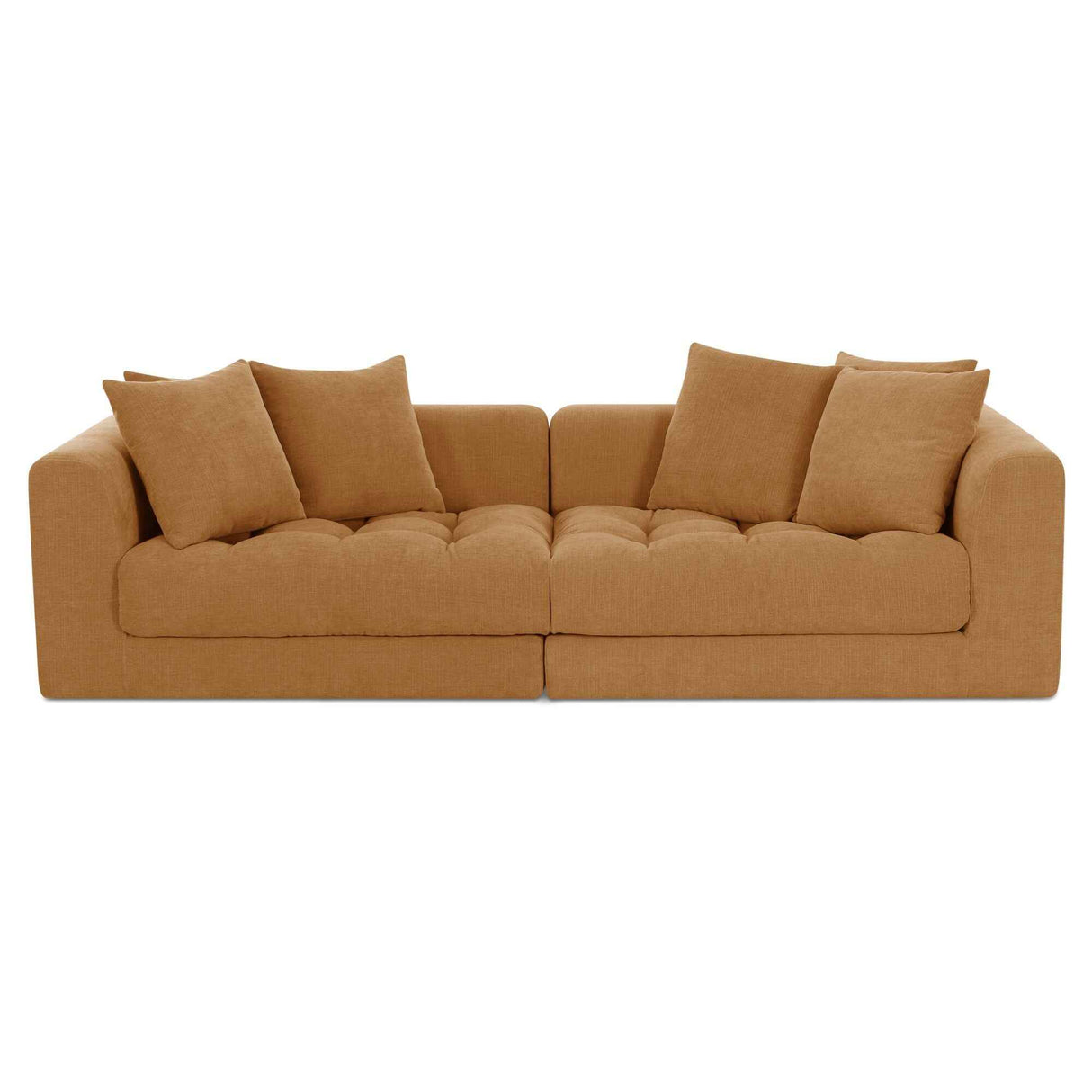 Davie Golden Yellow Modular Sofa by Moe's Home at Eve Furniture