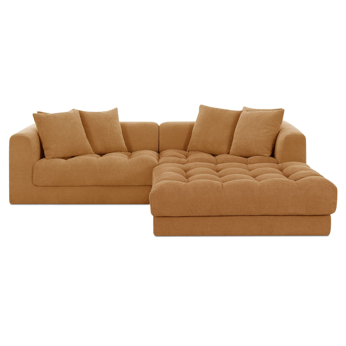 Davie Golden Yellow Nook Modular Sectional by MOES at Eve Furniture