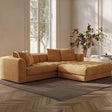 Davie Golden Yellow Nook Modular Sectional by Moe's Home at Eve Furniture