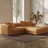 Davie Golden Yellow Nook Modular Sectional by Moe's Home at Eve Furniture