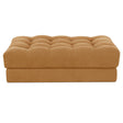 Davie Golden Yellow Ottoman by Moe's Home at Eve Furniture