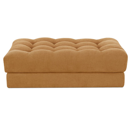 Davie Golden Yellow Ottoman by MOES at Eve Furniture