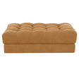 Davie Golden Yellow Ottoman by Moe's Home at Eve Furniture