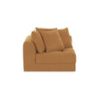 Davie Golden Yellow Right Arm Facing Chair by Moe's Home at Eve Furniture